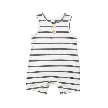 2019 Baby Striped Romper: Sleeveless Summer Outfit